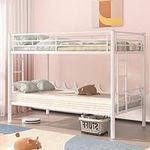 VECELO Metal Bunk Bed Twin Over Twi