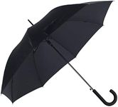 Samsonite Rain Pro - Stick Umbrella Auto Open Stick Umbrella, 87 cm, Black (Black)