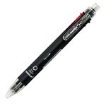 Baile Grip 5+1, 5 Color 0.7 mm Ballpoint Multi Pen & 0.5 mm Pencil With Eraser In Cap (BLACK)