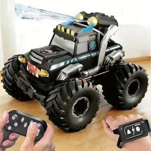 KB KAIBO Amphibious Remote Control Car with Water Guns, 40 Min Playtime- RC Car, RC Boat, Monster Truck Toys for Land & Water, Boys Toys for 4-12 Year Old Boy - Ideal Gift for Birthday Christmas-Black