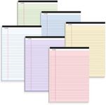 SUNEE Legal Pads Writing Pads, 6-Pa