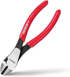 ARROW 7" High Leverage Diagonal Cutting Pliers, Heavy Duty Wire Cutters with Comfortable Grip, Side Cutters for Cutting Wires