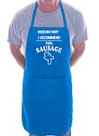 Print4U Slogan Novelty Cooking Apron Recommend The Sausage Blue