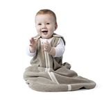 Sleep nest Fleece Baby Sleeping Bag, Mocha Heather, Large (18-36 Months)