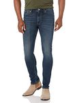 Calvin Klein Men's Skinny High Stretch Jeans, Avedon Dark, 34W x 30L