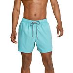 Speedo Men's Recreational 16" Mid Length Roofer Swim Short - Powder Blue, Medium