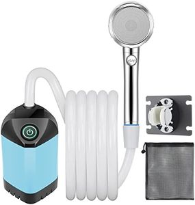 B013 Portable Camping Shower - Stay Clean and Refreshed Anywhere with Our Camp Shower, Portable Shower for Camping, and Portable Water Pump for Your Next Adventure (Blue)