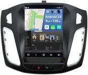 YUNTX [6GB+128GB] Android 13 2 Din Car Stereo Fit for Ford Focus (2010-2014)-[Built-in CarPlay/Android Auto/DSP/GPS]-IPS 2.5D 9.7”Touchscreen-Camera+MIC-DAB/360 Camera/Bluetooth 5.0/Mirror Link/USB