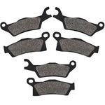 Front and Rear Brake Pads for Can-Am Outlander 500 650 800 1000 STD DPS XT-P LTD STD XMR Max 450 500 800 R STD DPS XT-P 1000 DPS XT XT-P Renegade 500 STD