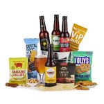Thornton & France Bucket Of Beer Hamper Gift For Him on Father's Day | Four Bottles Of Craft Beer With Savoury Snacks Presented In A Metal Ice Bucket | Bring The Pub Home