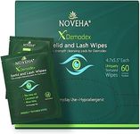 NOVEHA Demodex Eyelid & Lash Wipes | Box Of 60 Individually Wrapped Extra Strength Cleansing Eyelash Wipes - Battle Itchy & Irritated Eyes associated with Demodex Mites, Naturally Remove debris