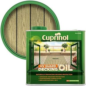 Cuprinol 2.5L Decking Oil and Protector - Natural Cedar
