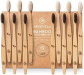 GREENZLA Bamboo Toothbrushes (12 Pa