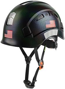 GREEN DEVIL Safety Helmet Hard Hat Adjustable Lightweight Vented ABS Work Helmet for Men and Women 6-Point Suspension ANSI Z89.1 Approved Ideal for Industrial & Construction