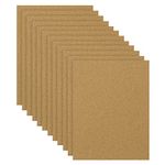 BELLE VOUS 12 Pack Plain Cork Sheets - 27.8 x 21.4cm / 10.94 x 8.43 inches, 2mm Thick - About A4 Cork Paper for Pin/Bulletin Board Replacement, Wall Decor, DIY Craft Projects, and Kitchen Pads