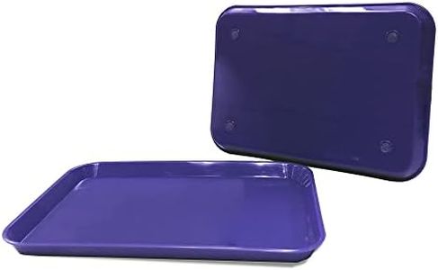 Purple Dental Instrument Procedure Set Up Autoclave Sterilization Tray (Size B 13.25 x 9.75 by PlastCare USA