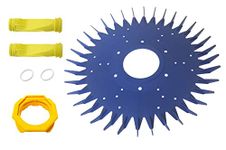 ATIE 6 Pieces Pool Cleaner Rebuild Kit Replacement Parts Including Finned Seal, Foot Pad, Diaphragm Fits For Zodiac Baracuda G3 G4 Pool Cleaner Finned Seal W70329, Foot Pad W70327, Diaphragm W69698