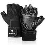 ATERCEL Workout Gloves with Wrist W