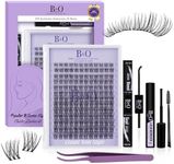 B&Q Wispy Lash Clusters Kit B49 Natural Eyelash Clusters 156PCS Lash Kit