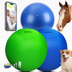 SWYIVY 30 Inch Dog Horse Ball with 2 Covers, Giant Herding Ball for Dog Blue Heelers, Extra Large Equine Training