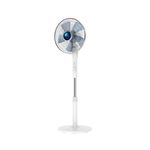 Rowenta 16 Inch Oscillating Stand Fan with Tiltable Head, Powerful Airflow, Adjustable Height, Home and Office, Silent Setting, 4 Speed Settings, 38dBA, White, VU5840