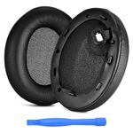 MMOBIEL Ear Pads Replacement for Sony WH-1000XM4 Noise Cancelling Headphone Memory Foam and Protein PU Ear Pad Cushions - Noise Isolation Earpads Replacement – Black