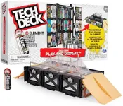 Tech Deck, Play and Display Transforming Ramp Set and Carrying Case with Exclusive Fingerboard, Kids Toy for Ages 6 and up