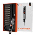 Culiau's Customizer Engraving Pen: Ultimate Cordless Portable for Artists & DIYers - Engrave 50+ Surfaces - Beginner Friendly - Rechargeable - Free 30 Bits & Mastery Guide