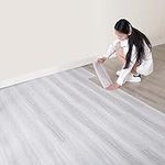 Peel and Stick Floor Tile Self Adhesive Vinyl Flooring Planks 40-Pack 60 Sq.Ft Waterproof Wood Grain Look Flooring Tiles for Bathroom, Kitchen, Living Room