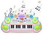 Cozybuy Piano for Kids, 24 Keys Kids Piano for Toddlers 1-3, Multifunctional Toddler Piano Girl Toys Baby Piano Kids Keyboard for Toddlers, Birthday Gifts for 1-6 Years Old Boys and Girls Gifts