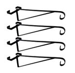 Selections Hanging Basket Brackets for Concrete Fence Posts (Pack of 4)