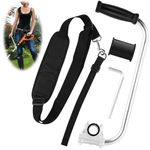 ZEVOFIUR Ergonomic Trimmer Grip,Lawn Trimmer Handle Grip, String Trimmer Handle with Shoulder Strap Harness, for Lawn Care, Landscaping, Yard Trimming Edging