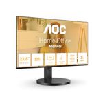 AOC 24B3CA2 - 24 Inch FHD monitor, IPS, 100Hz, 1ms, USB-C Connectivity, Ultra Narrow Boarder, FlickerFree, Height Adjust, Speakers (1920 x 1080 250 cd/m HDMI 1.4 / DP 1.4/ USB-C)