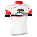 CANARI Men's California Bear Souvenir Cycling/Biking Jersey