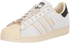 adidas Originals Mens Superstar Sneaker, FTWR White/Wonder White/CORE Black, 12.5 US