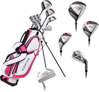 Ladies Right Handed Golf Club Set – Pink, Complete Set