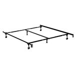 247SHOPATHOME Q/K IDF-Fram-Q/K Bed-Frames, California King, Black