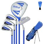 1GoTo-G Junior Golf Clubs Set, Youth Golf Clubs Set Ages 9-12 Includes Stand Bag, 1# Drive, 7#, 9# PW# Irons and Putter Right Hand for Boys Girls