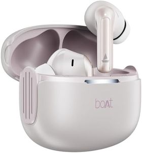 boAt 2025 Launch Airdopes 219, 4Mics ENx, 40H Battery, Best in Segment for Calling, Stream Ad Free Music via App Support, Bluetooth Earbuds, TWS Ear Buds Wireless Earphones with mic (Ivory Mist)