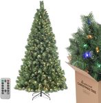 SALCAR 7ft Pre-lit Artificial Chris