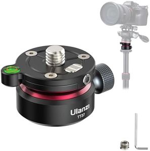 ULANZI TT37 Mini Leveling Base for Tripod Head - Bubble Level Tilt ±8° Video Equipment Accessory for Ball Head Fluid Video Head Camera DSLR