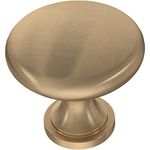 Franklin Brass Mushroom (5-Pack) Cabinet Knobs Champagne Bronze Drawer Knobs Kitchen Cabinet Knobs for Dresser Drawers Pulls and Knobs 1-3/16" Closet Door Knobs P42354Z-CZA-B