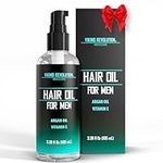 Viking Revolution - Hair Oil - Hydrating Argan Oil Hair - Mens Hair Oil with Sunflower Seed Oil, Vitamin E Oil & Argan Oil - Hair Serum for Deep Hydration, Repair, Shine, Strenghten Your Hair - 100 ml