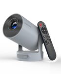 Magcubic Mini Projector with 4K Support, Portable Projecteur with WiFi 6 and Bluetooth 5.4, Auto Keystone, 200 ANSI, 180 Degree Rotation, Built-in Apps Smart Projector for Home Outdoor HY300PRO+