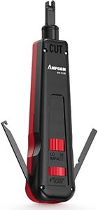 AMPCOM RJ45 Punch Down Tool with Cable Hook - AM-918B