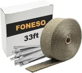 Titanium Exhaust Heat Tape Wrap, 2 