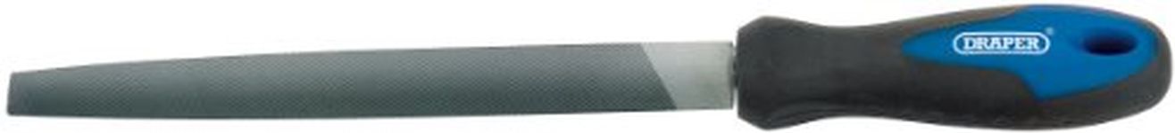 Draper 44954 200 mm Half Round File and Handle, blue