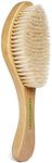GranNaturals Soft Wave Brush - Curved Boar Bristle Hair Brush for 360 Waves