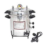 IndoSurgicals Autoclave Electric, Capacity approx. 21 Ltrs. (Size approx. 12" Dia. X 12" H)