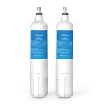 EcoAqua EWF-8003A Water Filter Replacement Compatible With Sub-Zero PRO48, PRO48G, 4204490, 4290510, 4134313, ICBBI42SD/S/TH refrigerators and 3M AP Easy Complete tap filter (2)